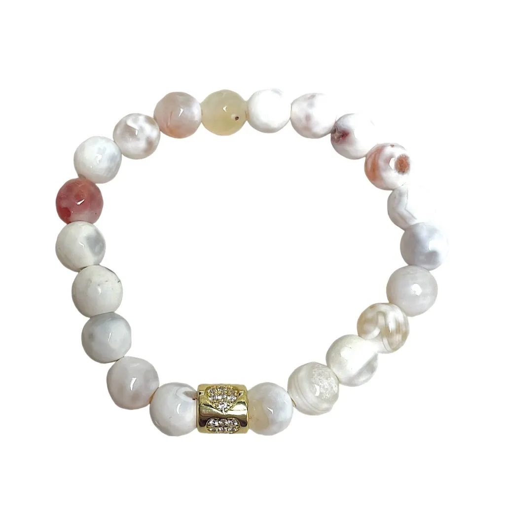 Pave Gemstone Bracelets