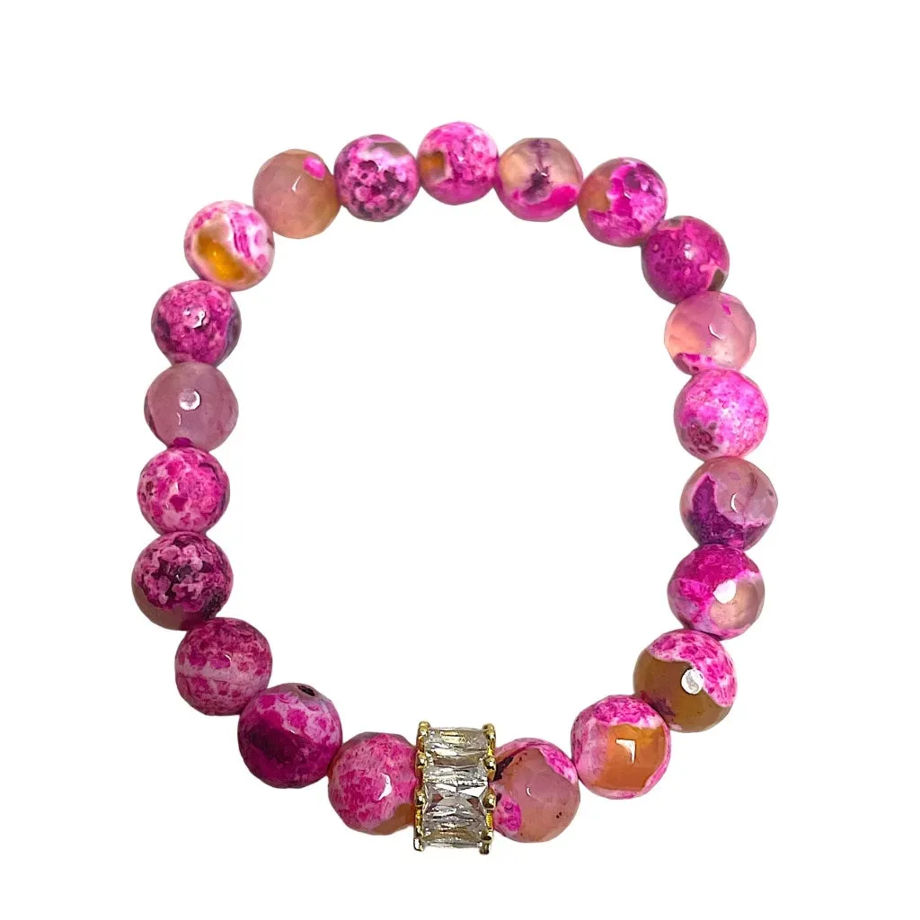 Pave Gemstone Bracelets