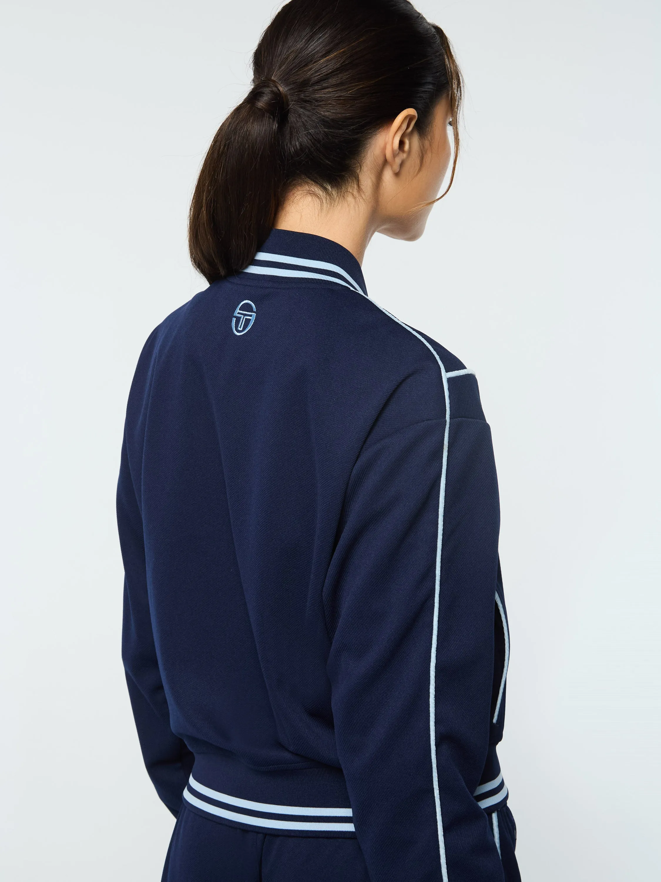 Pavia Twill Bomber Jacket- Maritime Blue