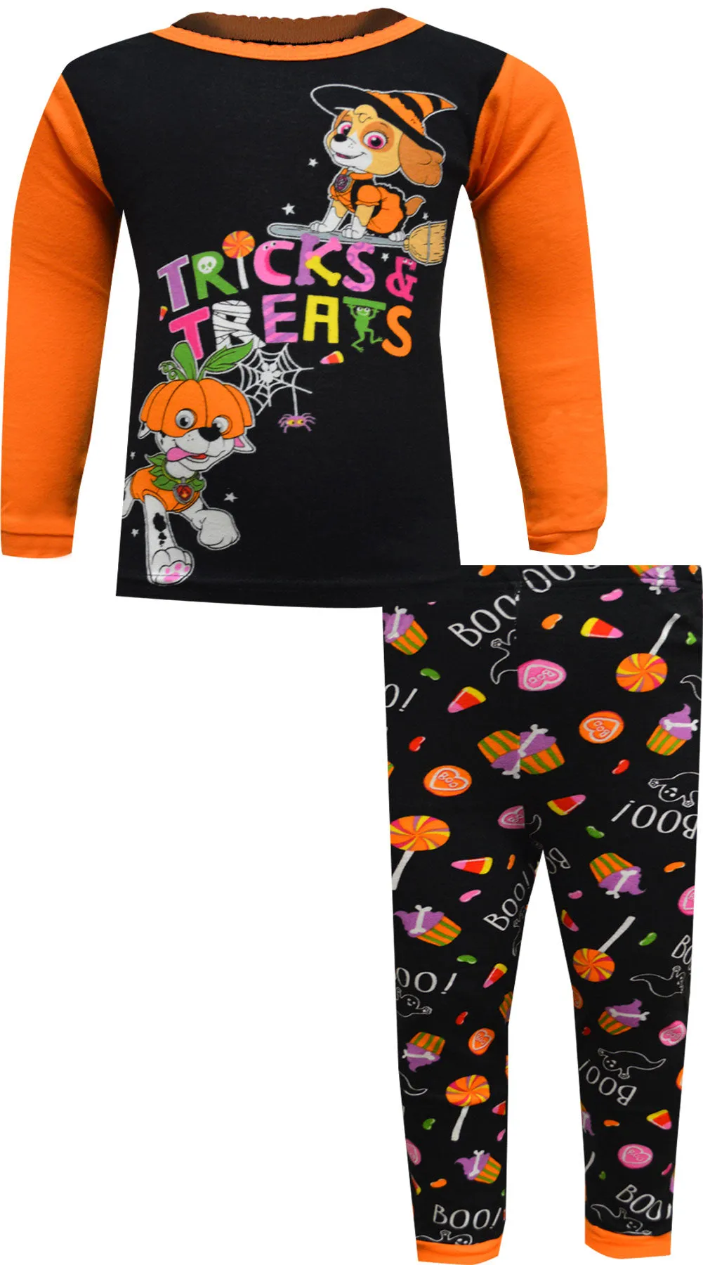 Paw Patrol Halloween Tricks and Treats Pajamas