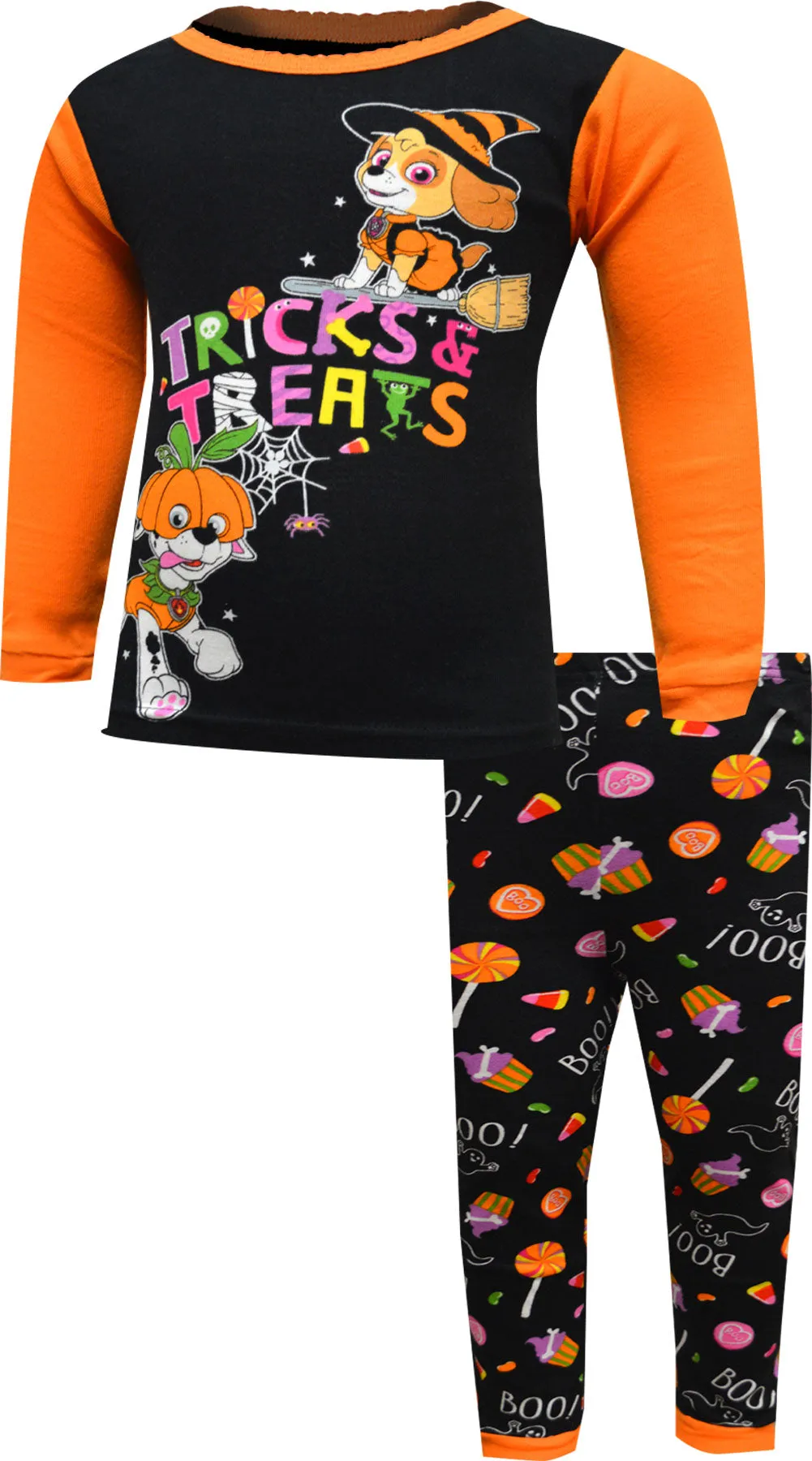 Paw Patrol Halloween Tricks and Treats Pajamas