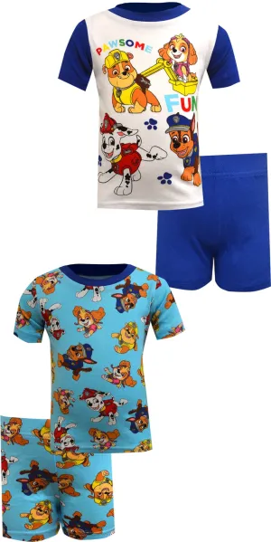 Paw Patrol Pawsome Fun Cotton 4 Piece Toddler Pajamas