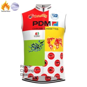 PDM ULTIMA Pattern Fleece Retro Cycling Vest