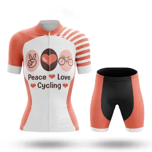 Peace Love Cycling - Women's Cycling Kit