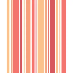 Peach & Orange Striped Printed Backdrop