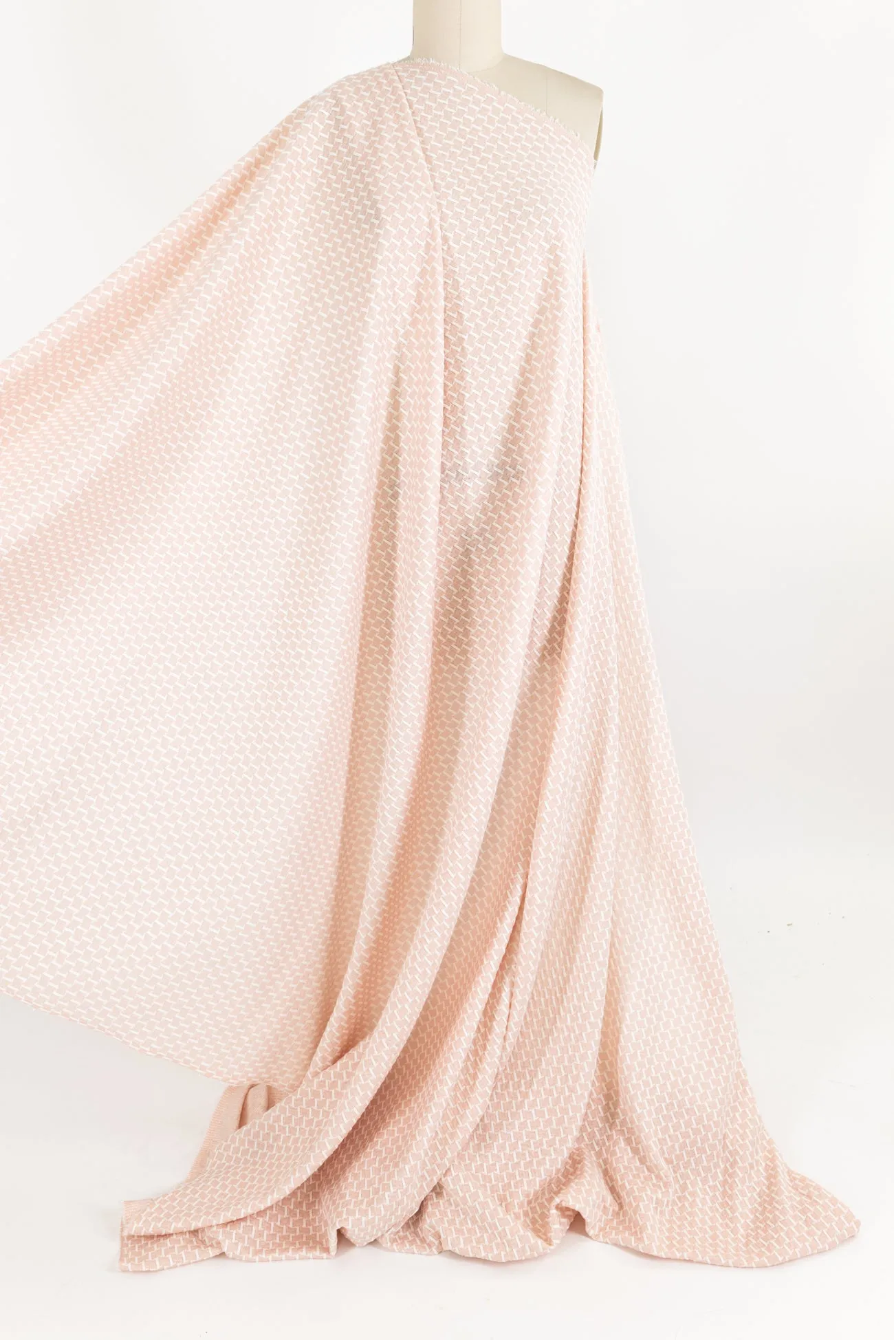 Peachy Keen Cotton/Rayon Jacquard Knit