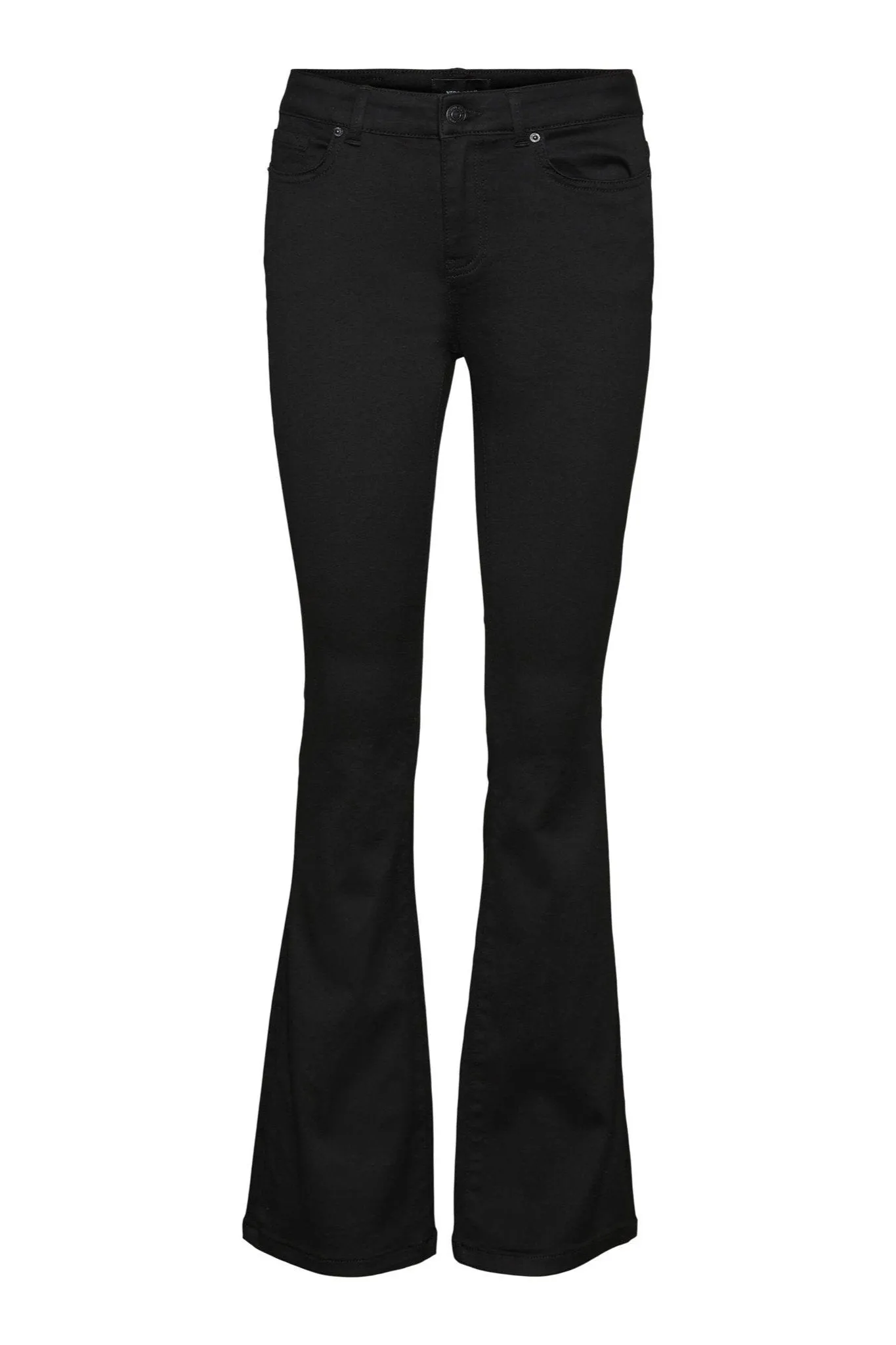 Peachy MR Flared Trousers - Black