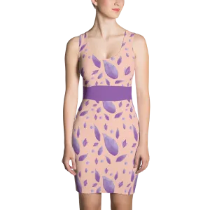 Peachy Violet Bodycon Dress