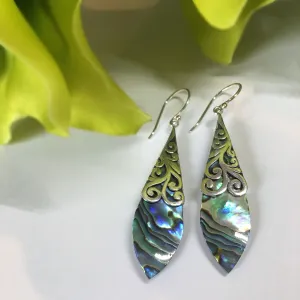 Peacock Feather Earrings - VE271A