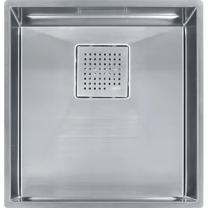 Peak 16.88" Stainless Steel Single Basin Undermount Kitchen Sink