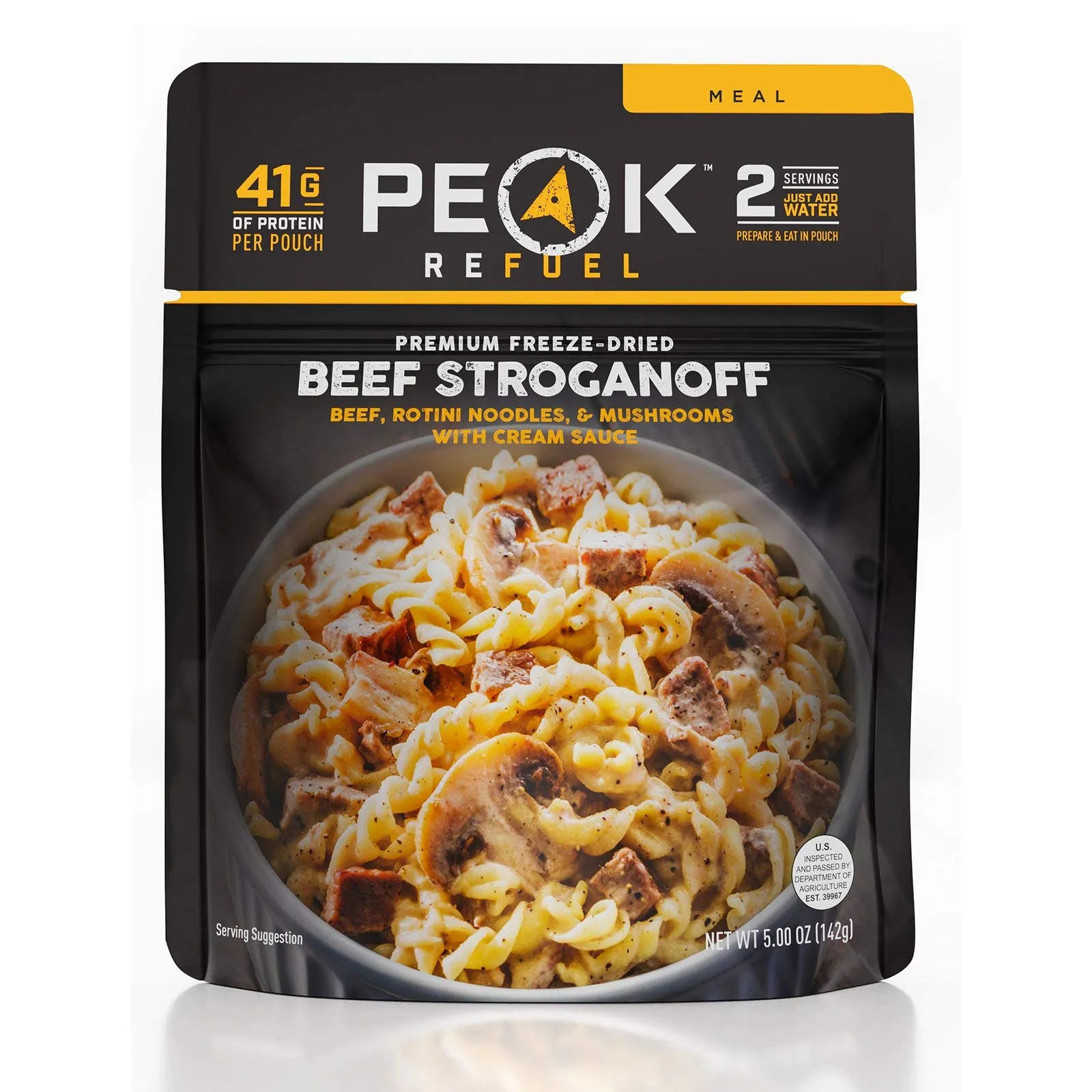 Peak Refuel Freeze-Dried Beef Stroganoff Pouch - 2 Servings