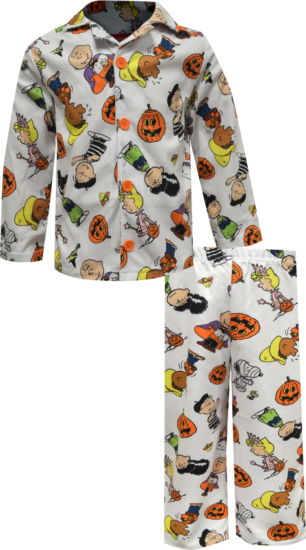 Peanuts Gang Great Pumpkin Charlie Brown Halloween Traditional Pajama