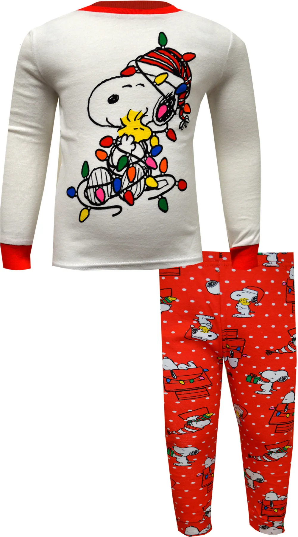 Peanuts Snoopy in Christmas Lights Toddler Pajama