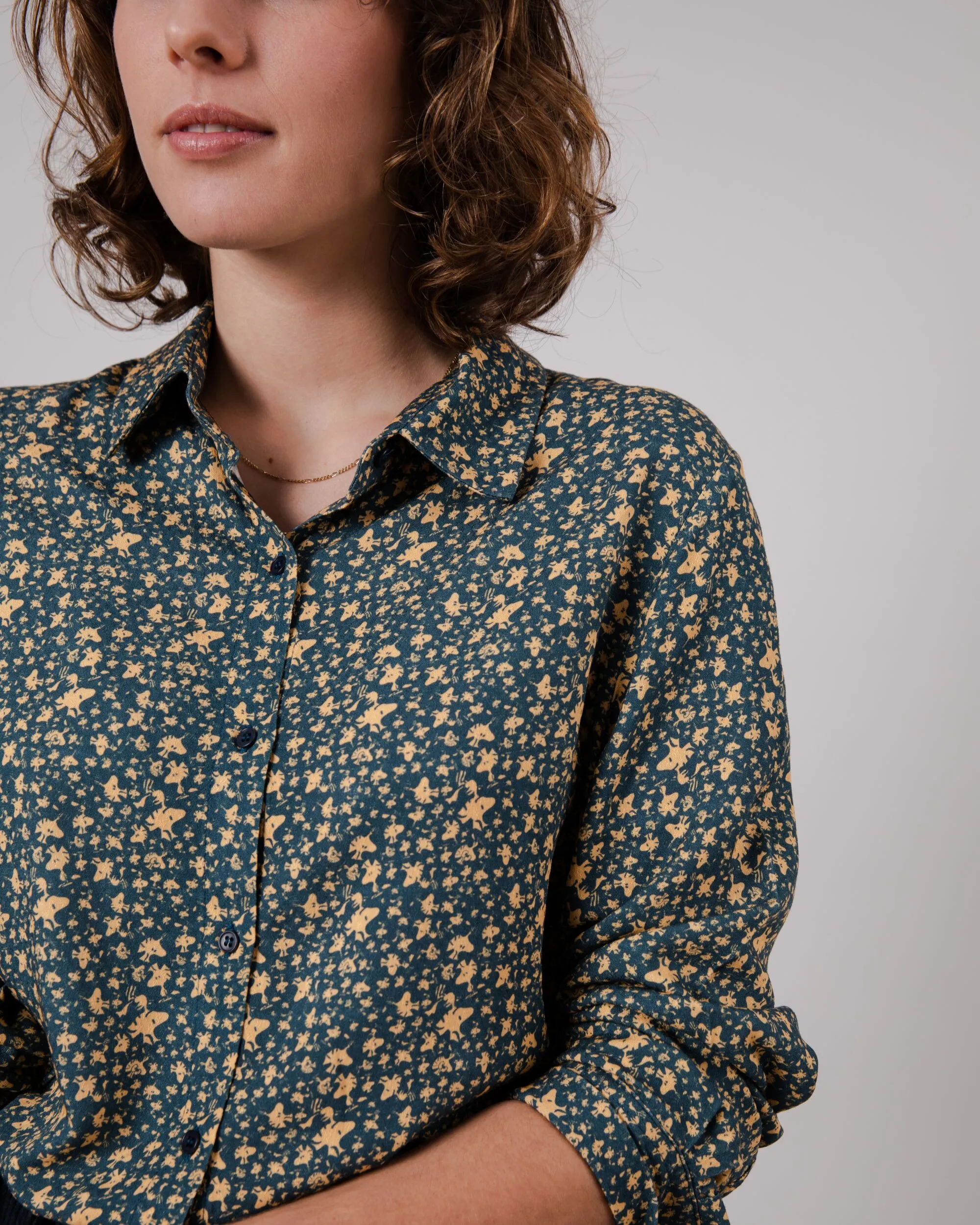 Peanuts Woodstock Blouse Navy