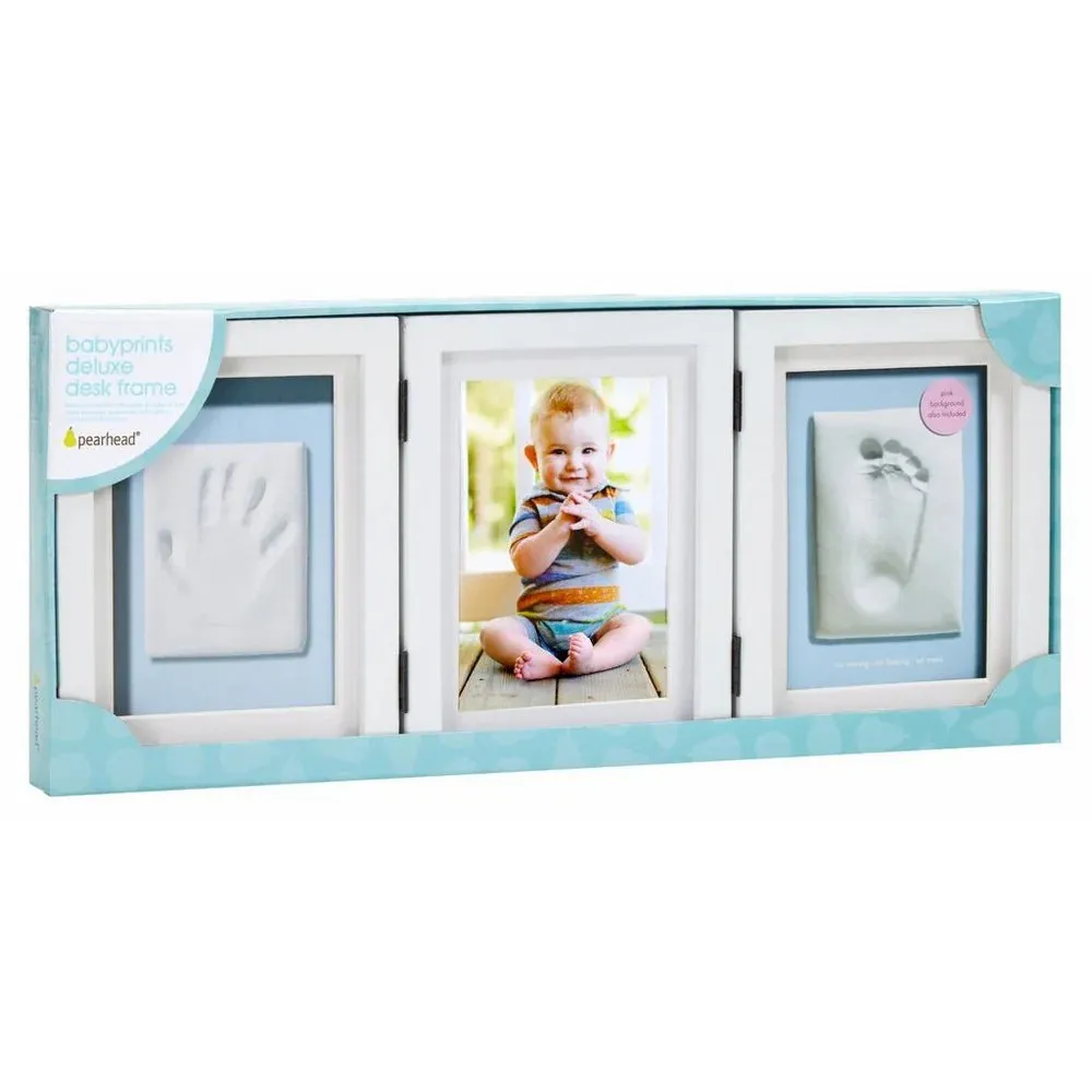 Pearhead Babyprints Deluxe Desktop Frame - White