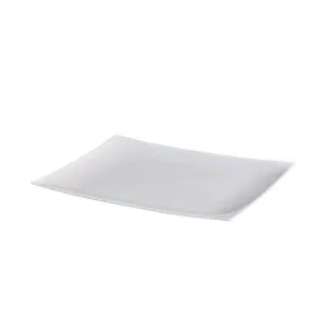 Pearl 7.5" Rectangular Plastic Appetizer Plates (Case Qty: 120)