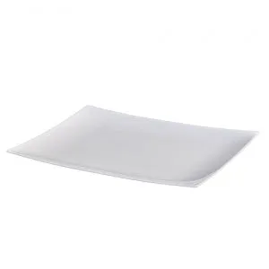 Pearl 9" Rectangular Plastic Salad Plates (Case Qty: 120)