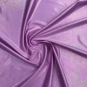 Pearl Fog Foil Spandex - Lilac