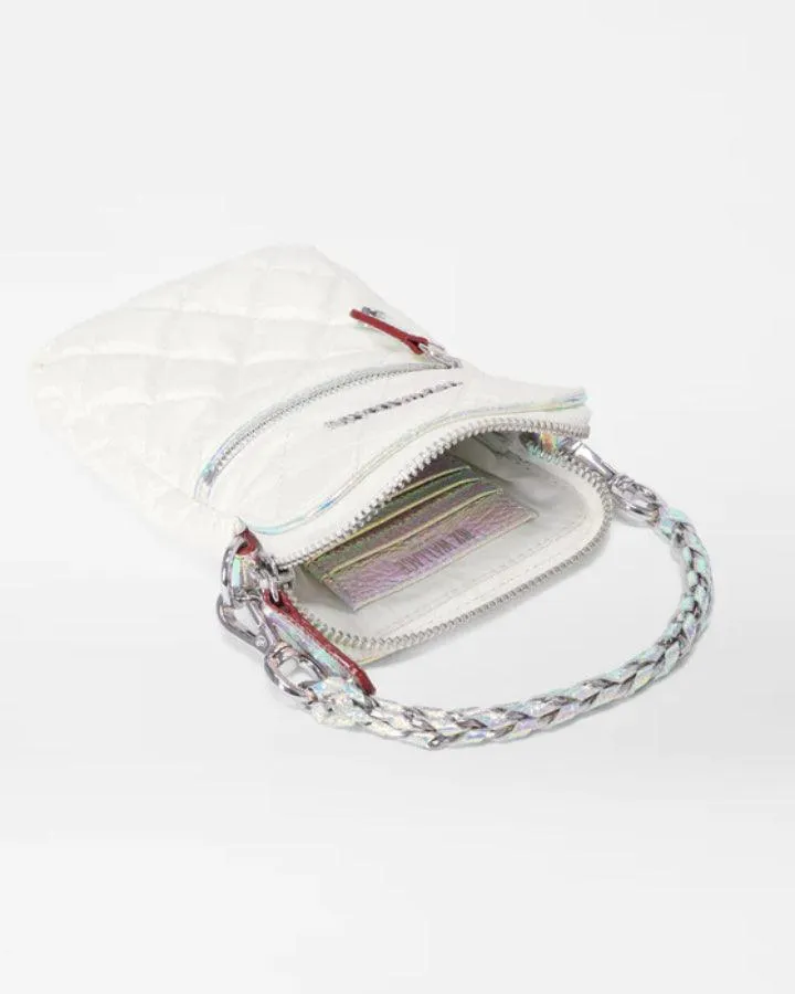 Pearl With Iridescent Micro Crosby Bag