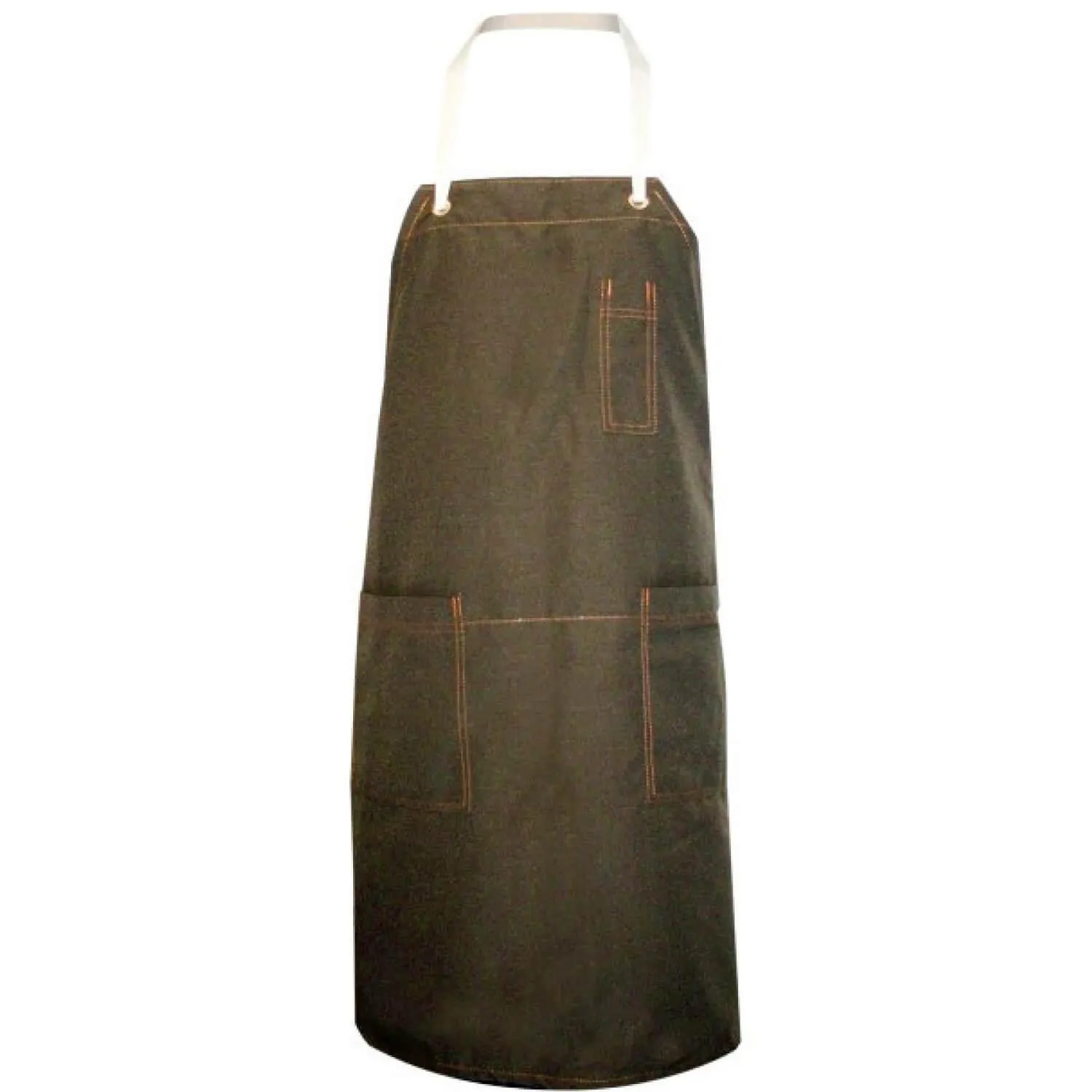 Pegasus Aprons 100% Polyester Earth Green Bib Aprons