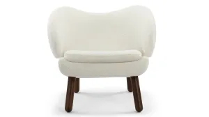 Pelican - Pelican  Lounge Chair, White Sherpa