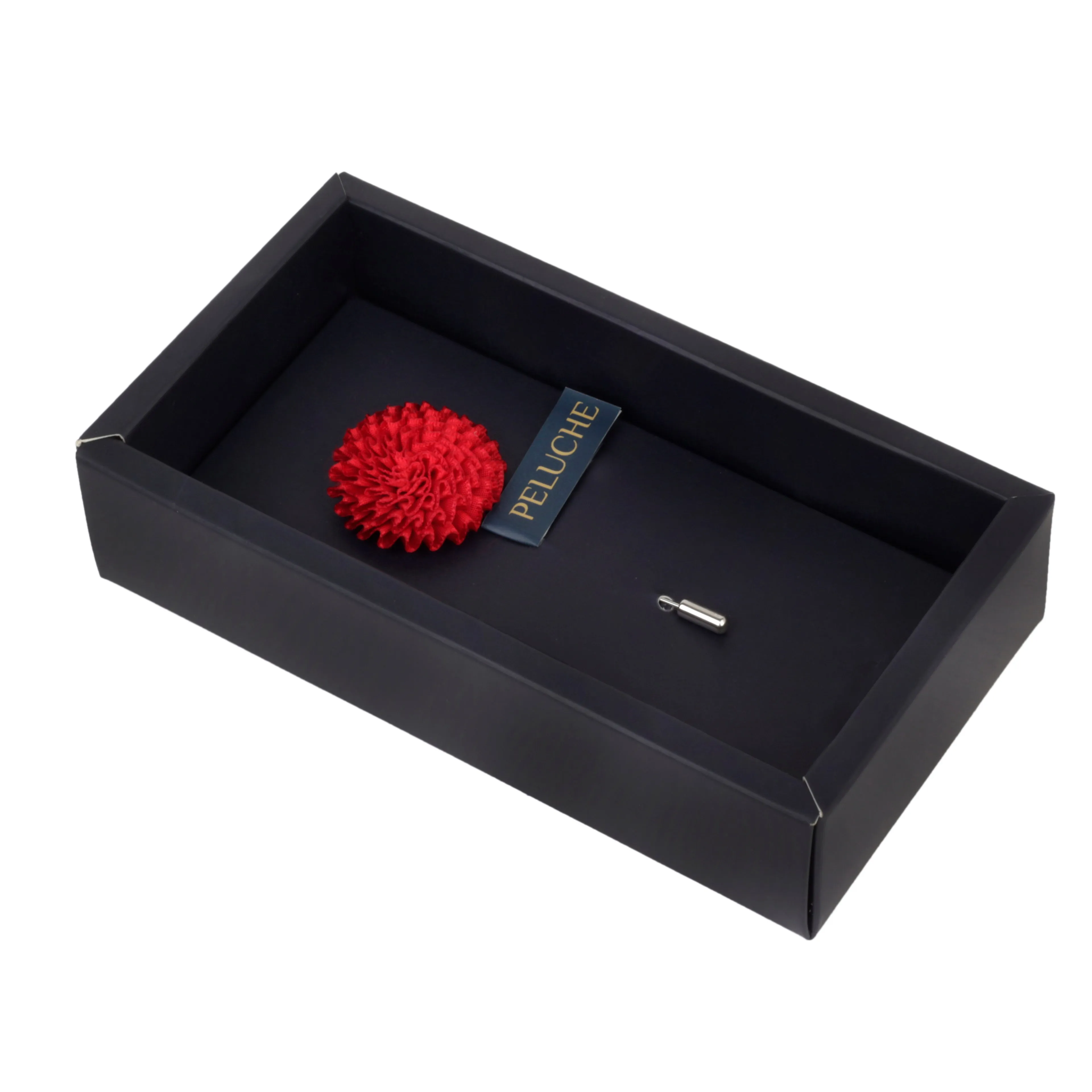 Peluche Bold Beauty Red Colored Brooch for Men