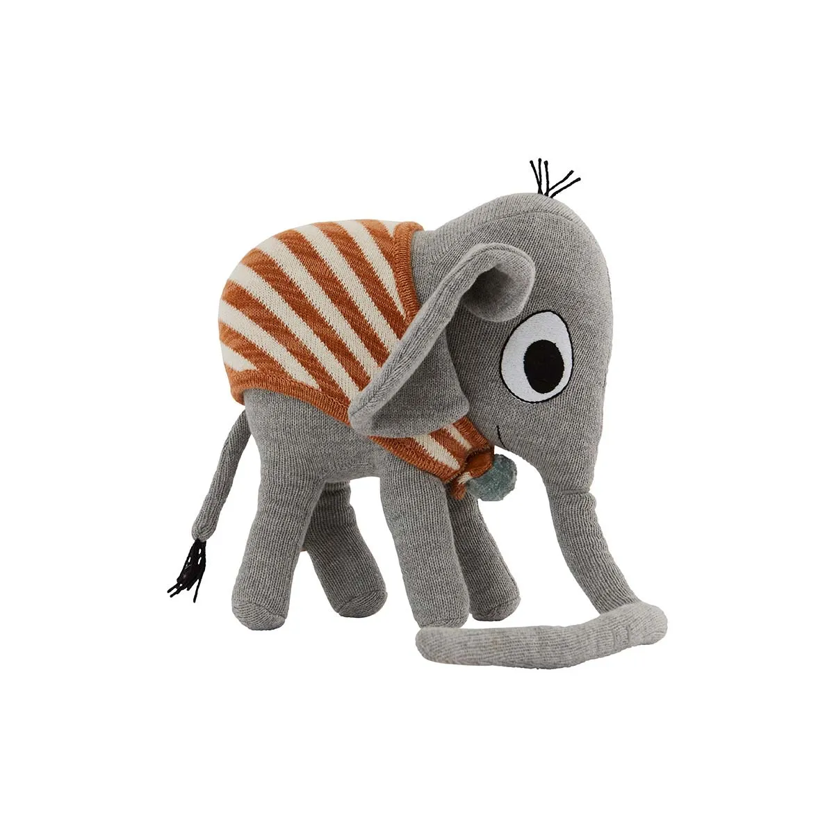 Peluche Éléphant Henry - Gris