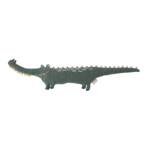 Peluche Monsieur Crocodile Gustav - Vert Foncé