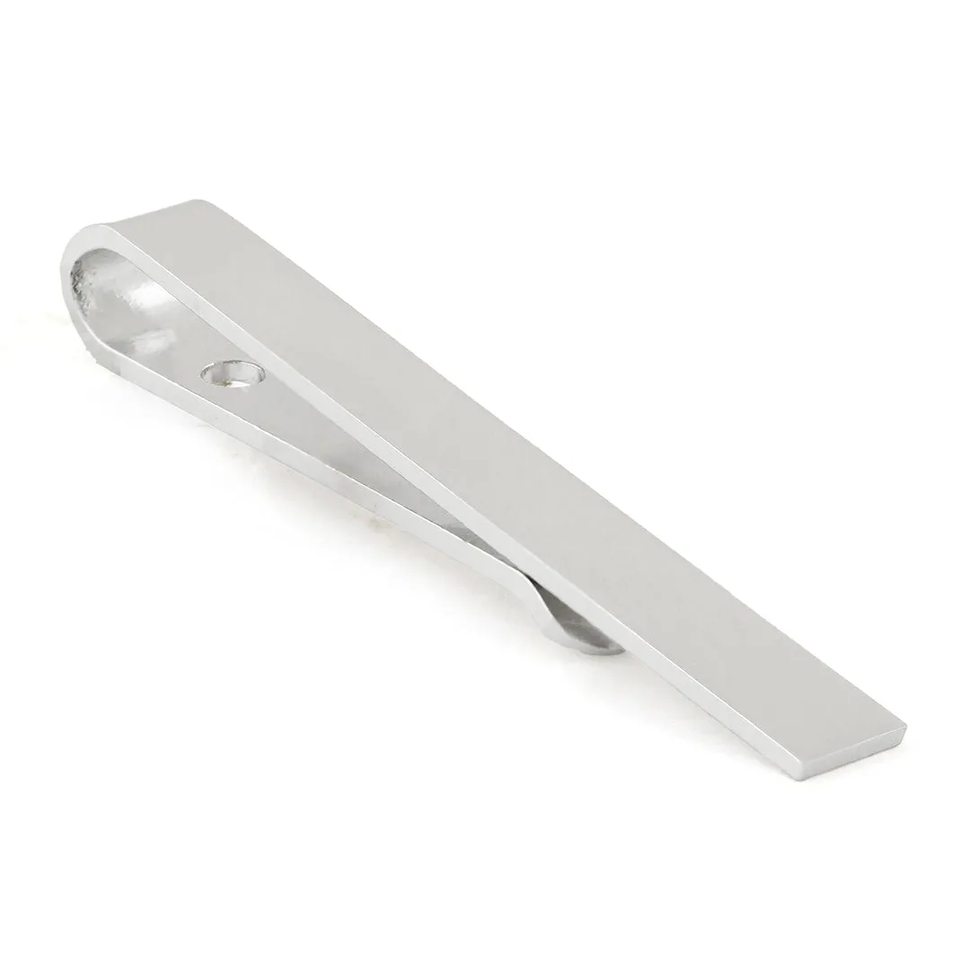 Peluche Slim Tie Bar Silver Tie Pin