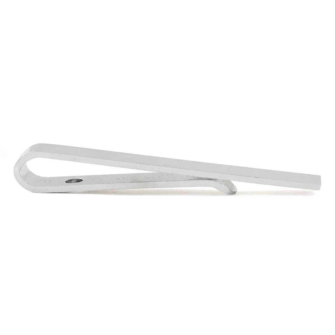 Peluche Slim Tie Bar Silver Tie Pin