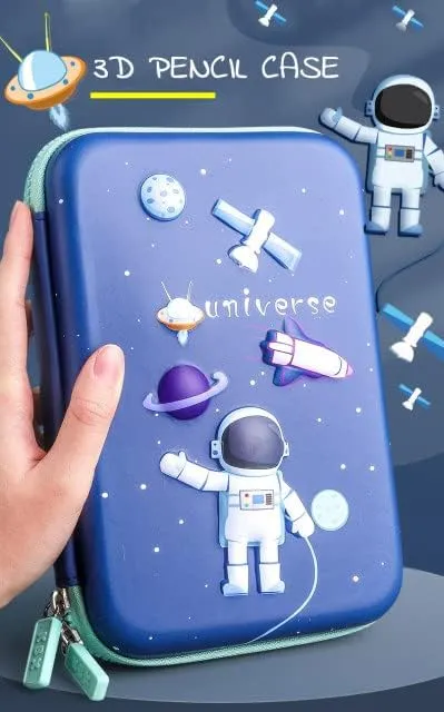 PENCIL CASE KIDS, KIDS PENCIL POUCH, UNIVERSE POUCH GIRLS, PENCIL POUCHES KIDS, PENCIL BOX KIDS, PENCIL CASE ORGANIZER GIRLS, RETURN GIFTS KIDS - ETHYLENE VINYL ACETATE (EVA)