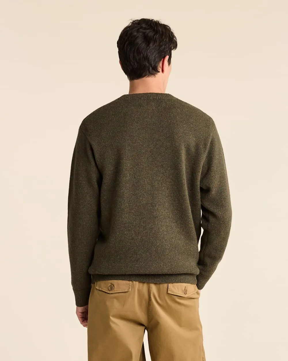 Pendleton MEN'S SHETLAND COLLECTION SWEATER - CAMO HEATHER