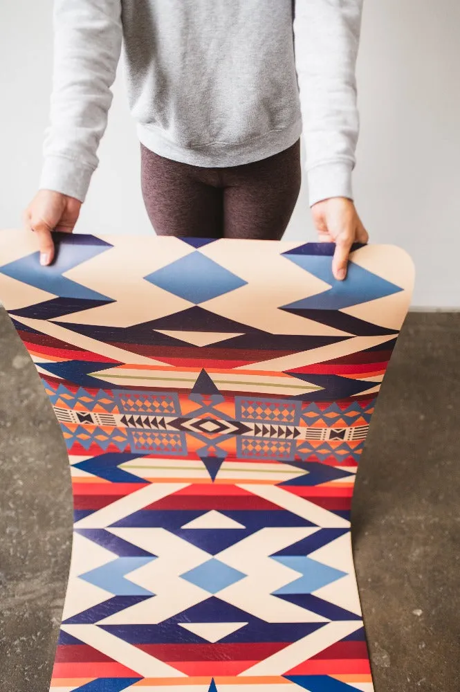 Pendleton x Yune Natural Rubber Yoga Mat Fire Legend