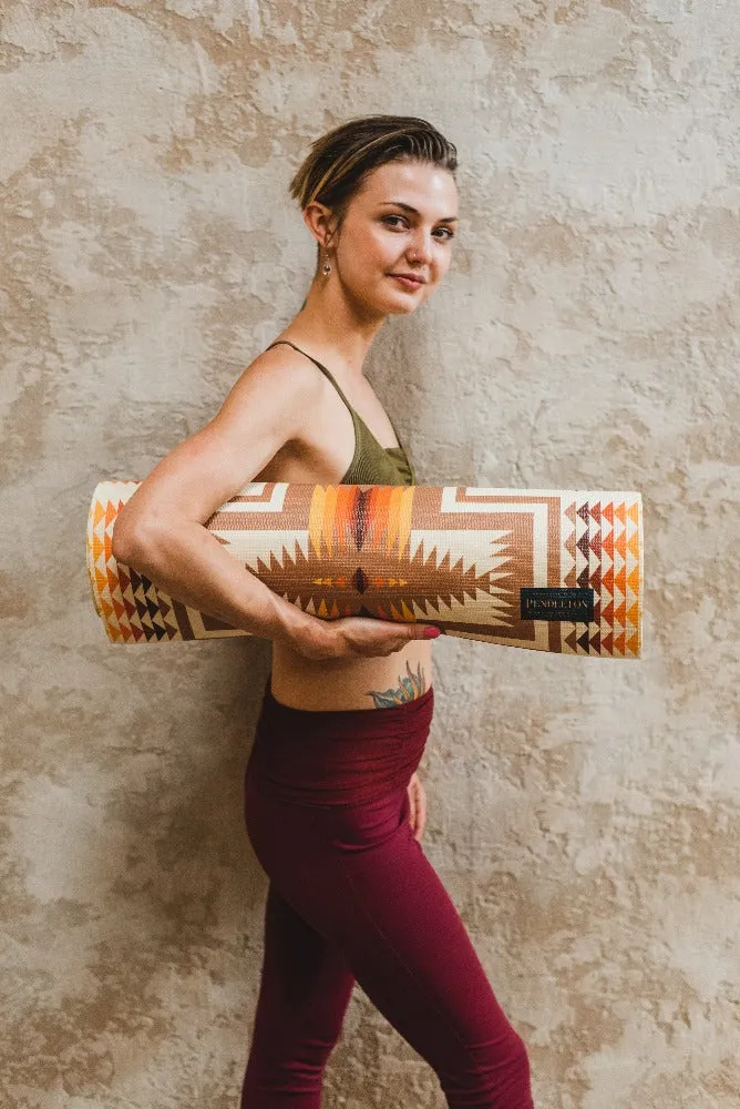 Pendleton x Yune Yoga Mat Harding Tan 5mm