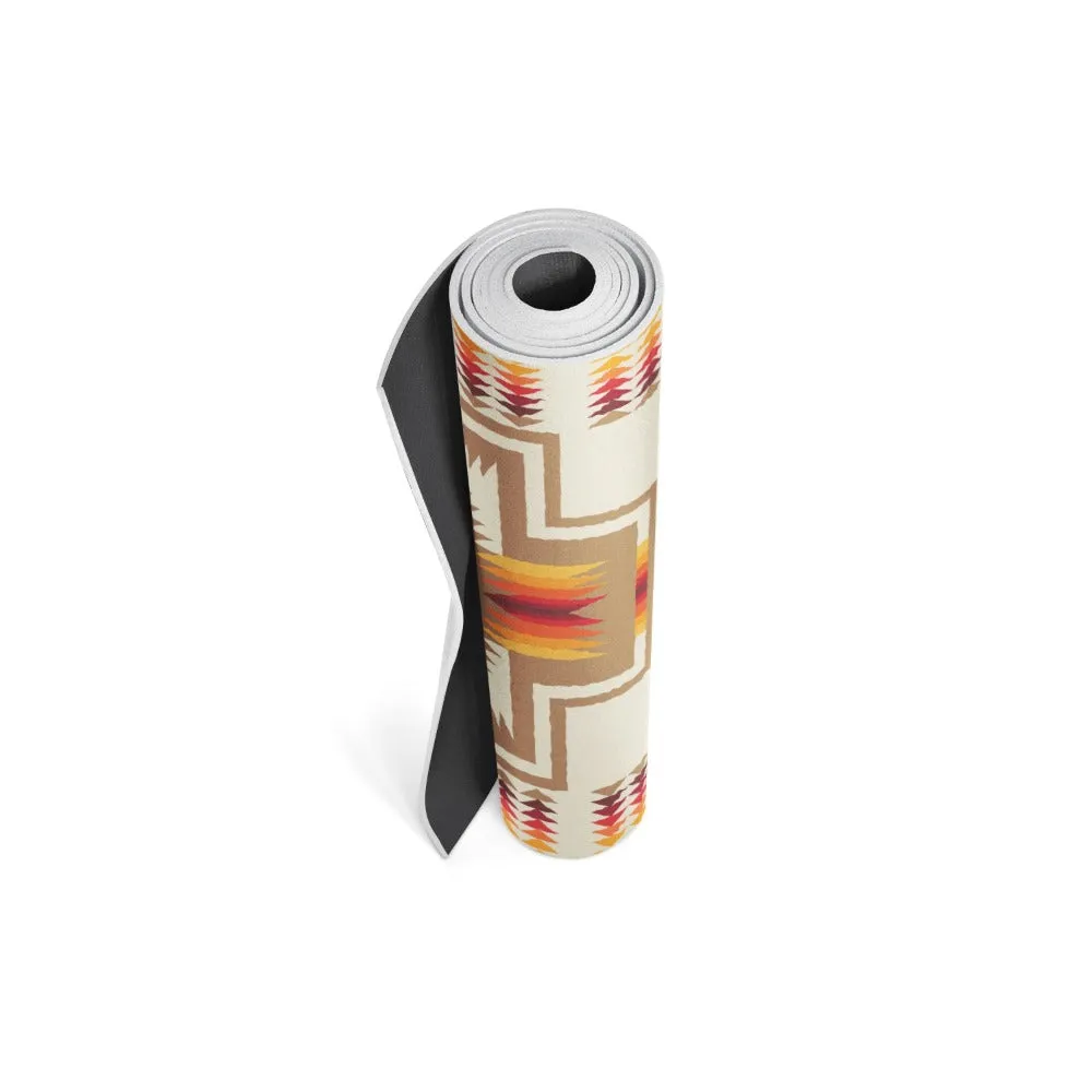 Pendleton x Yune Yoga Mat Harding Tan 5mm