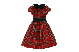 Penelope Dress - Red Tartan