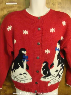 Penguin Family Ugly Xmas Sweater