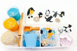 Penguin Winter Play Dough Kit