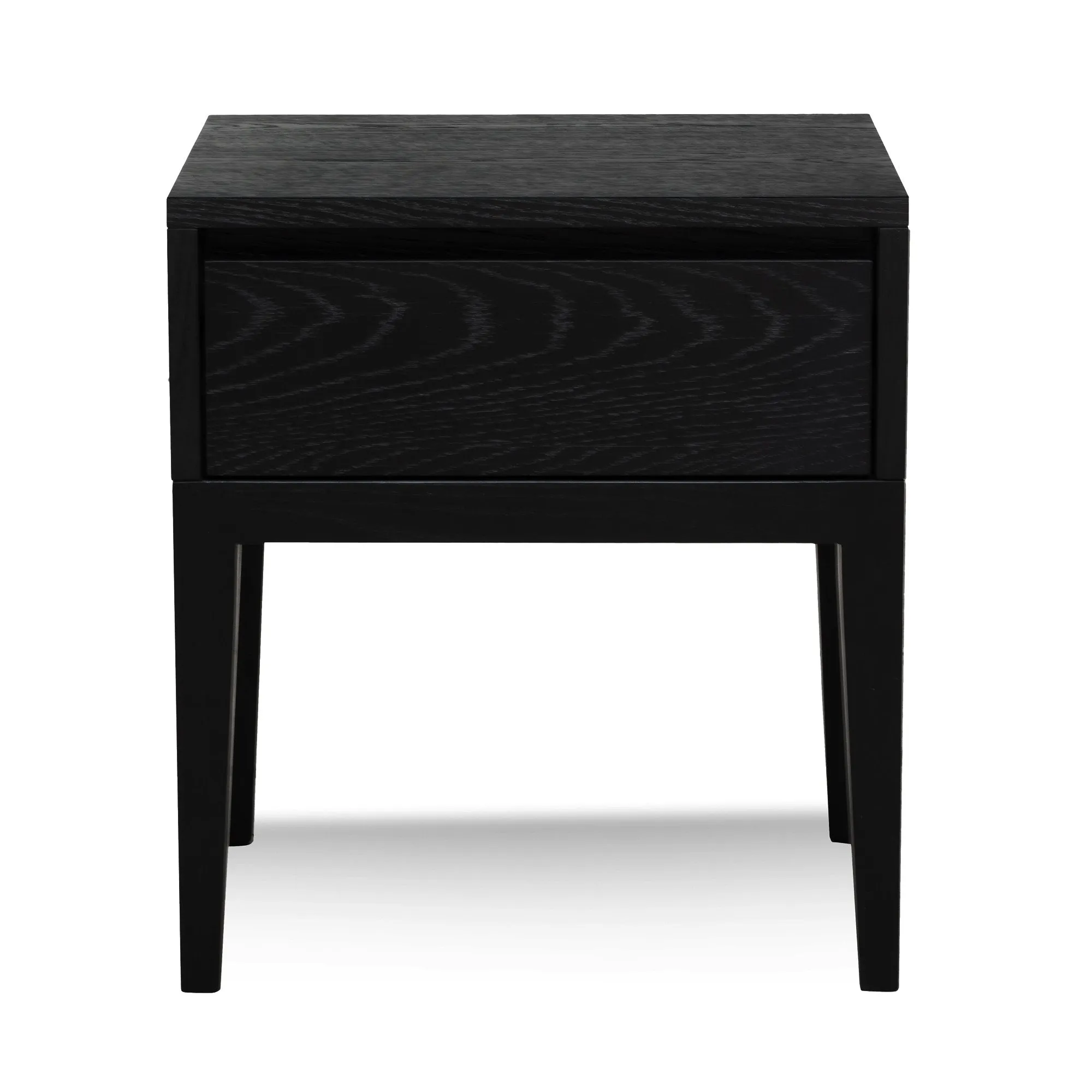 Penley Bedside Table - Black Oak