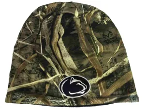 Penn State Nittany Lions TOW Realtree Max5 Navy Seasons Reverse Beanie Hat Cap