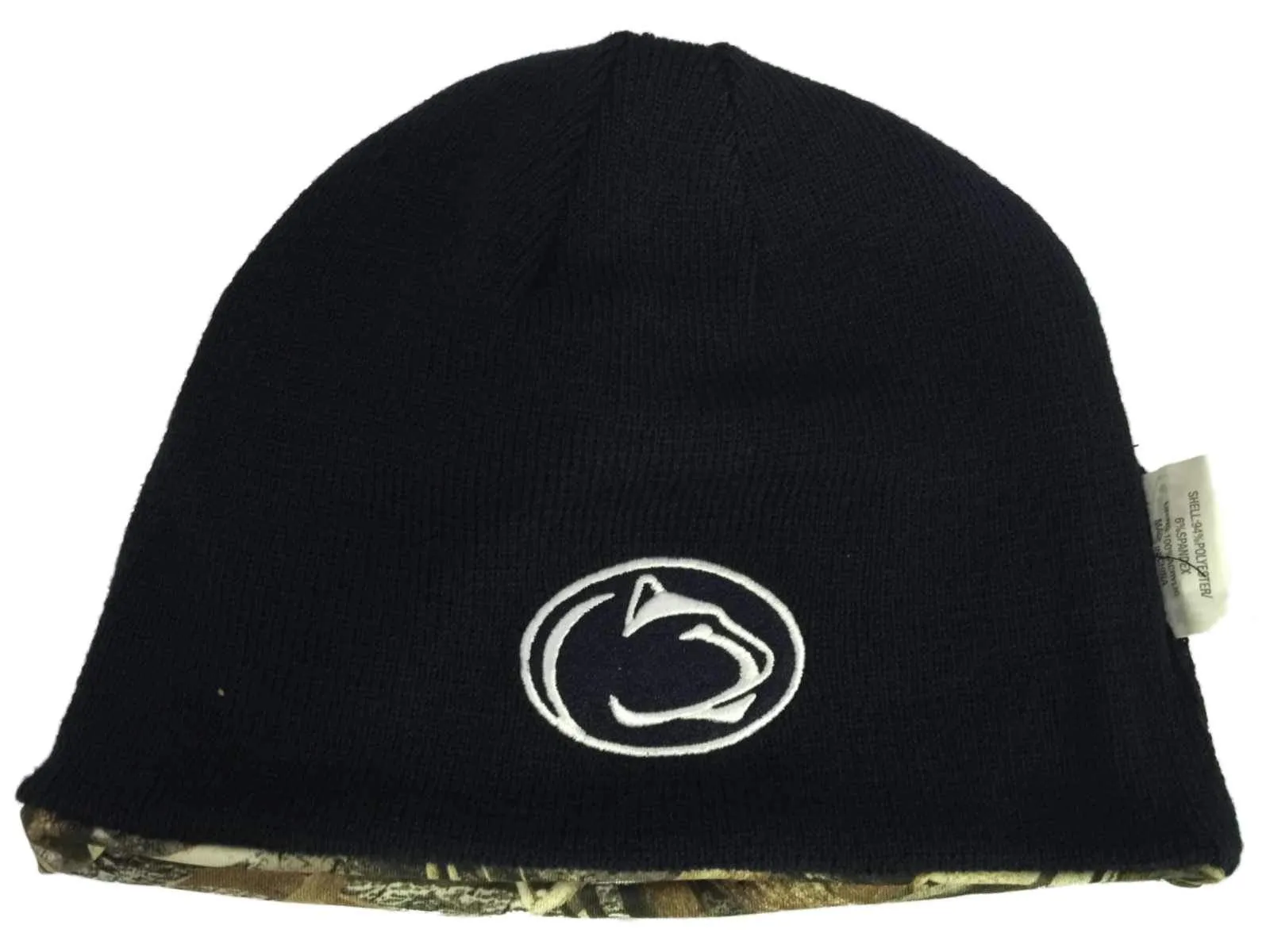 Penn State Nittany Lions TOW Realtree Max5 Navy Seasons Reverse Beanie Hat Cap