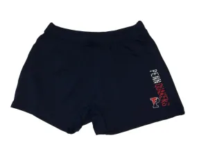 Pennsylvania Quakers Badger Sport WOMENS Navy Fitted Compression Shorts (M)