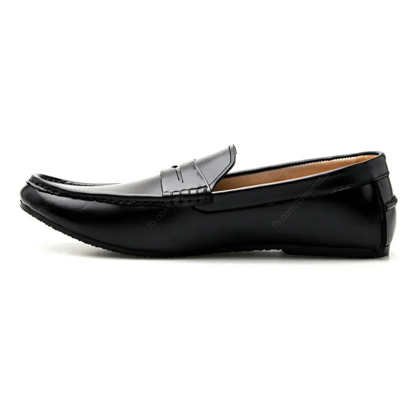 Penny Leather Loafer Soft Black