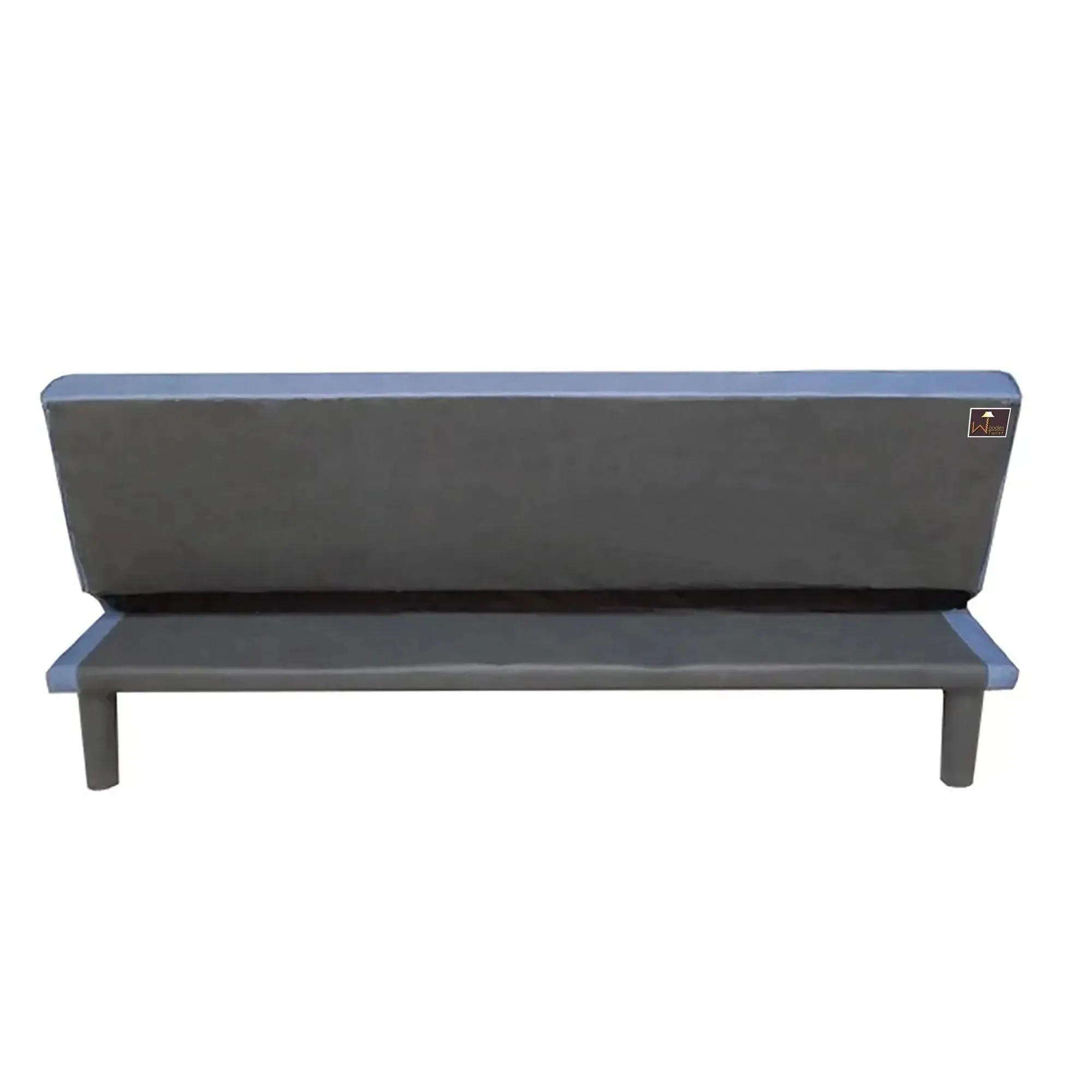 Penny Navy Blue Leatherette 3 Seater Sofa Cum Bed For Living Room