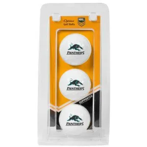 Penrith Panthers Optima Golf Ball 3 Pack