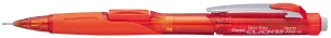 Pental Click Twist-Erase Mechanical Pencil Multicolour 0.9mm Orange