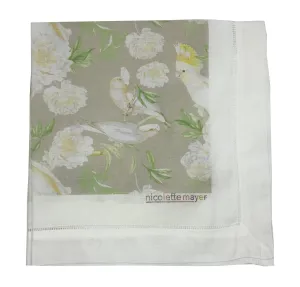 PEONY INSPIRA BREAKERS 22"X22" HEMSTITCH DINNER NAPKIN, SET OF 4