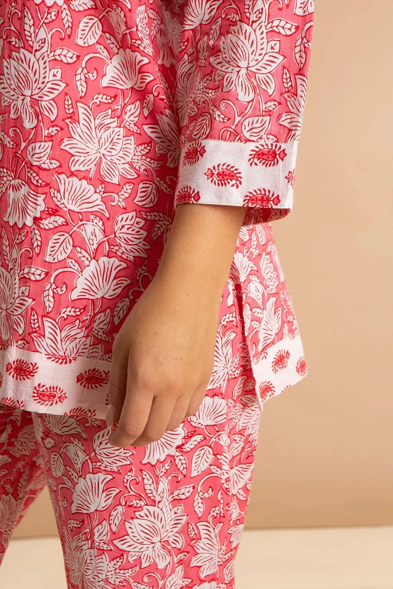 Peony Paisley Women's Floral Cotton Pyjamas