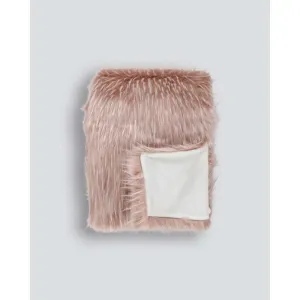 Peony Plume Throw (Faux Fur)