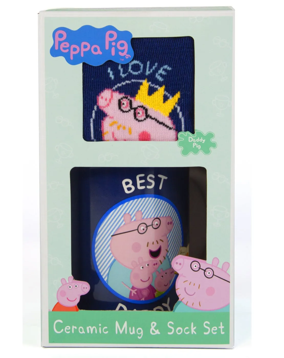 Peppa Pig Best Daddy Mug & Sock Set